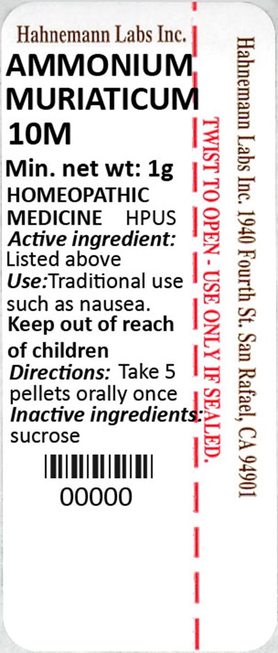 Ammonium Muriaticum 10M 1g - Ammonium Muriaticum 10M 1g